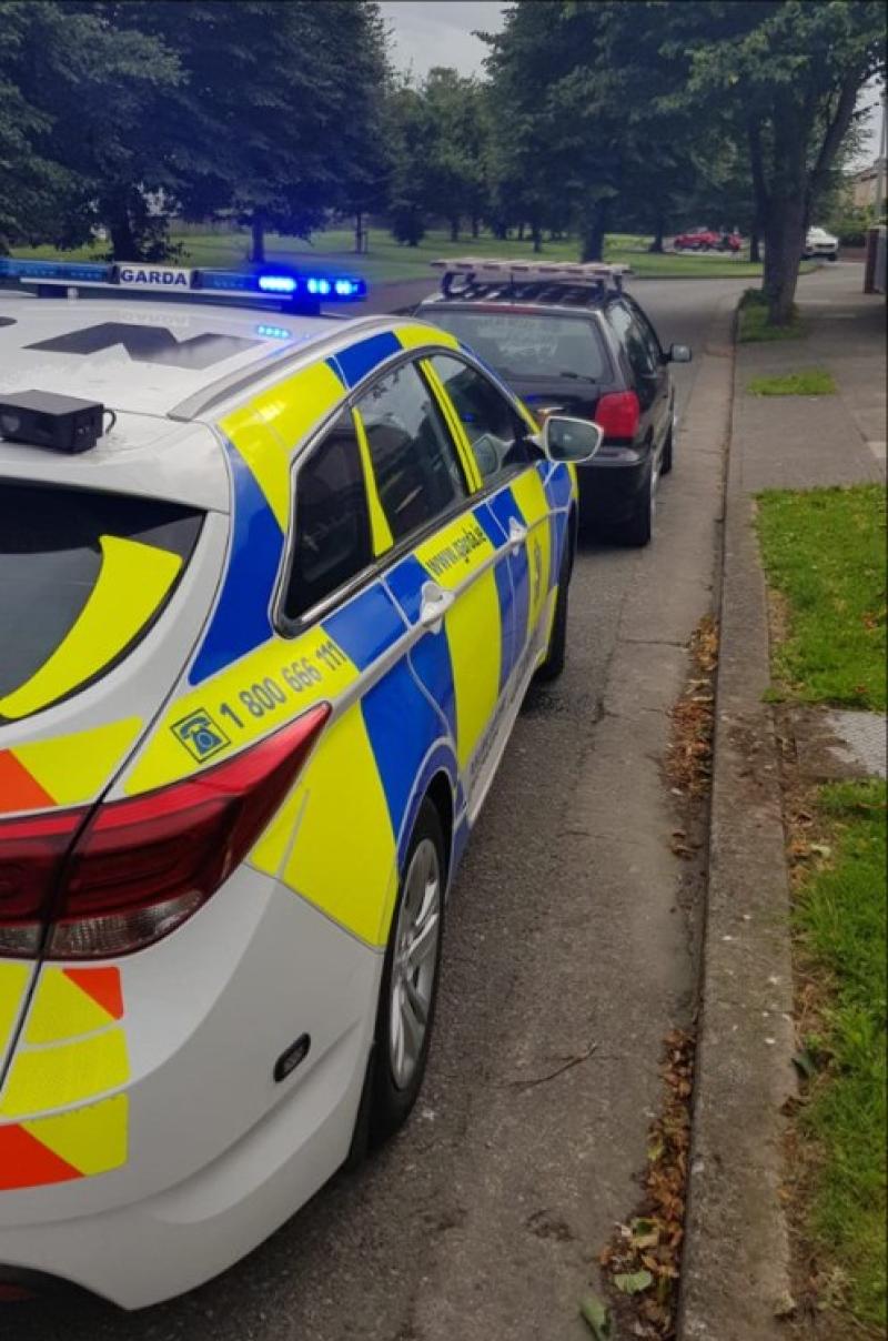 Naas gardai seize car which had cancelled insurance policy