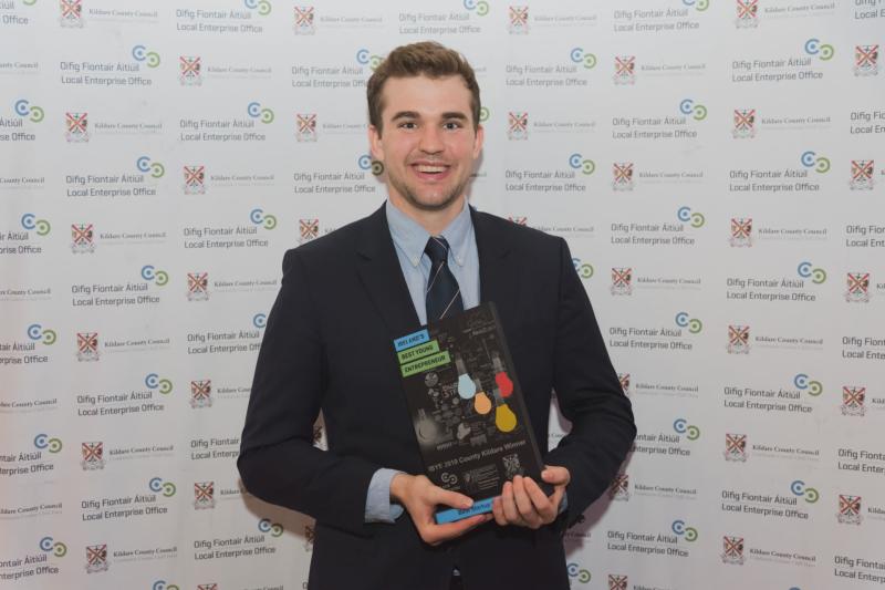 Kildare finalist in Ireland’s Best Young Entrepreneur (IBYE) competition meets Minister