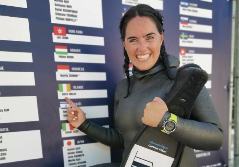 Kildare woman Claire Walsh sets new record at Freediving World Championships 