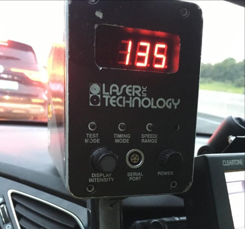 Driver caught speeding at 135km/h in 80km/h M7 roadworks zone in