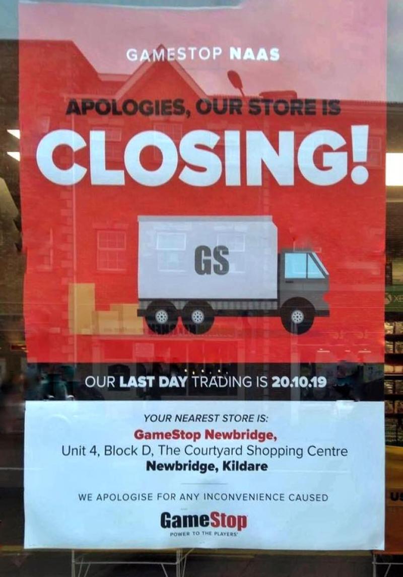 Two businesses to close in Naas 