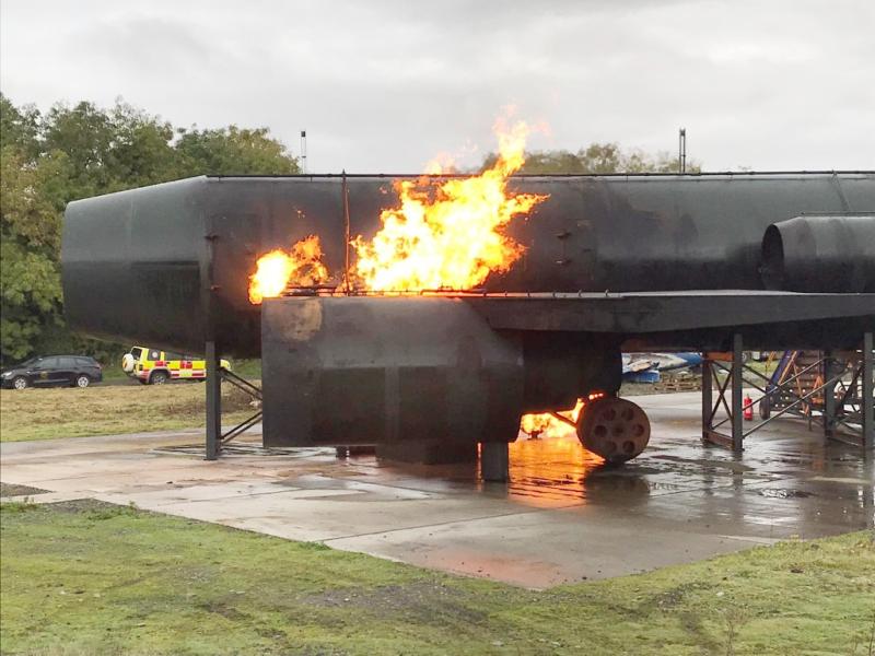 Kildare Fire Service crews take part in training day at Casement Aerodrome 