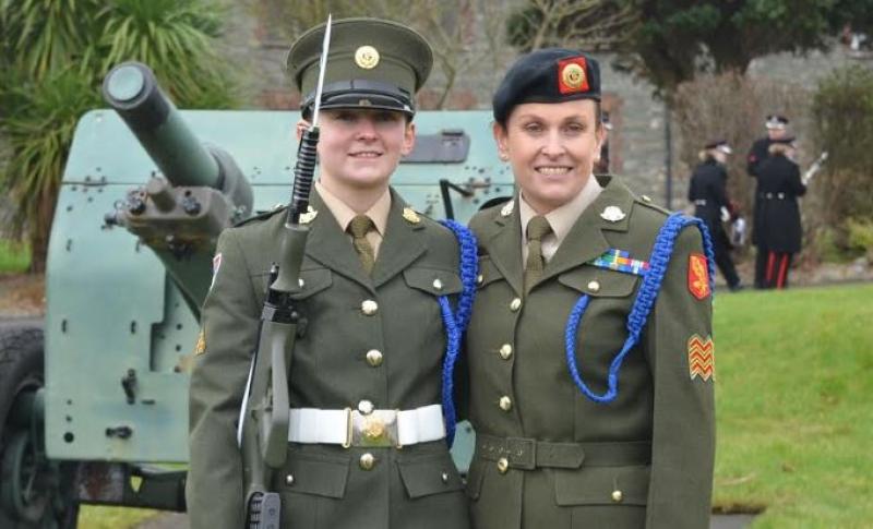 Mother and daughter make history as they serve together in Defence Forces 