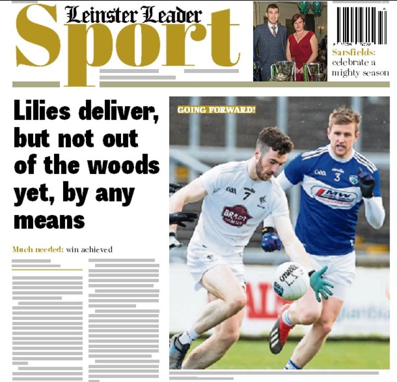In this week's Leinster Leader Sport