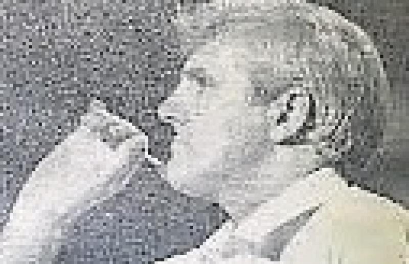Kildare's Jack McKenna on the oche in 1990