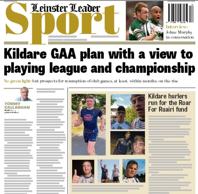 In this week's Leinster Leader Sport