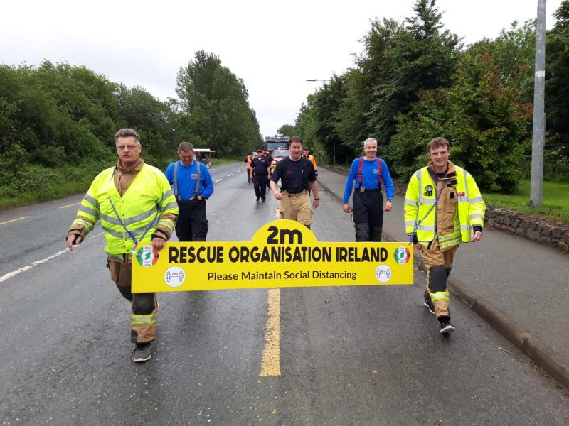 PHOTOS Frontline workers passing through Naas, Newbridge and Kilcullen