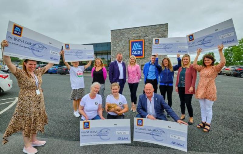 Aldi hands out grants to 12 local community groups  in Kildare 