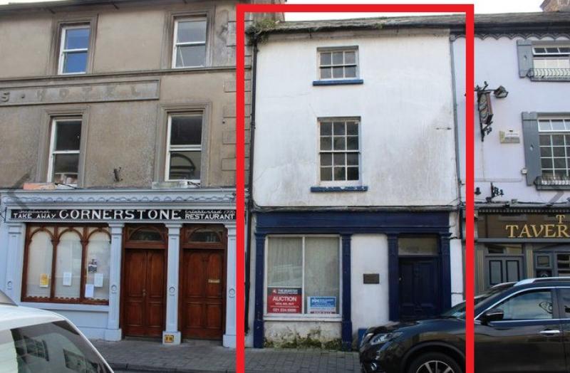 Easy on the pocket! This three-story house is one of the cheapest homes on the market in Ireland