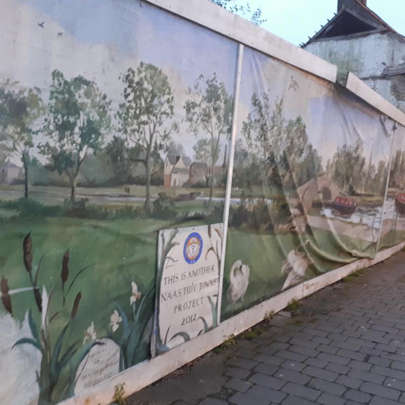 Damaged Naas town centre hoarding 'will be repaired'