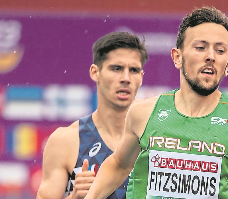 Athletics: Kildare's John Fitzsimons records 800m PM