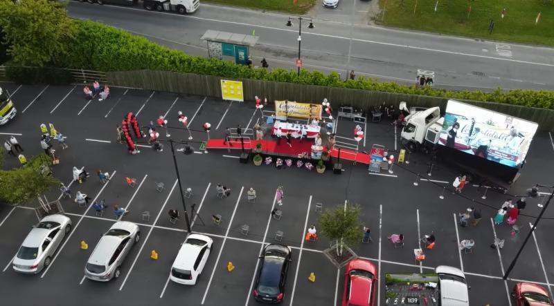WATCH: Kildare Town Community School sixth year students graduate at special drive-in ceremony