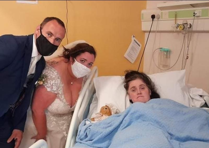 Heartwarming story of Midlands newly weds who took time out to visit relative in hospital