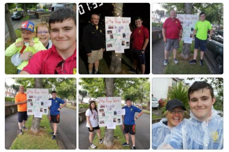 24 hour fundraising walk for Curragh Lourdes Fund 