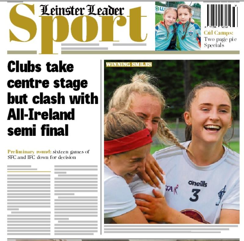 In this week's Leinster Leader Sport