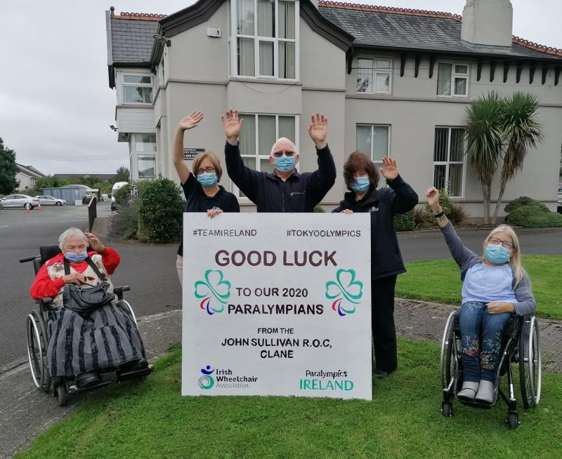 Irish Wheelchair Association, Clane supporting Paralympics in Tokyo 