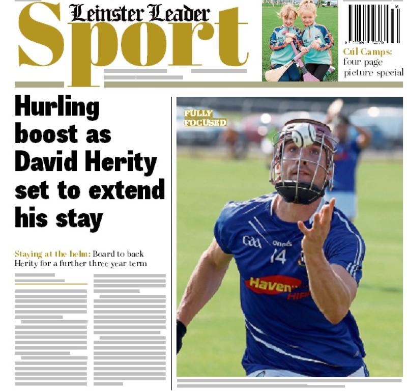 In this week's Leinster Leader Sport