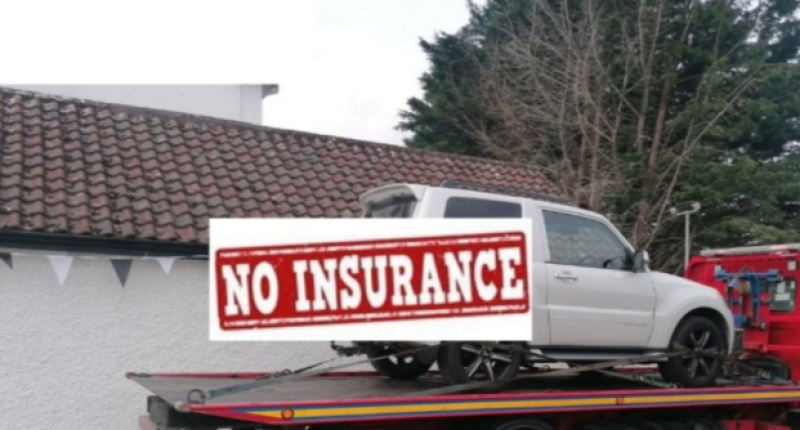 Gardaí stopped the vehicle in Naas