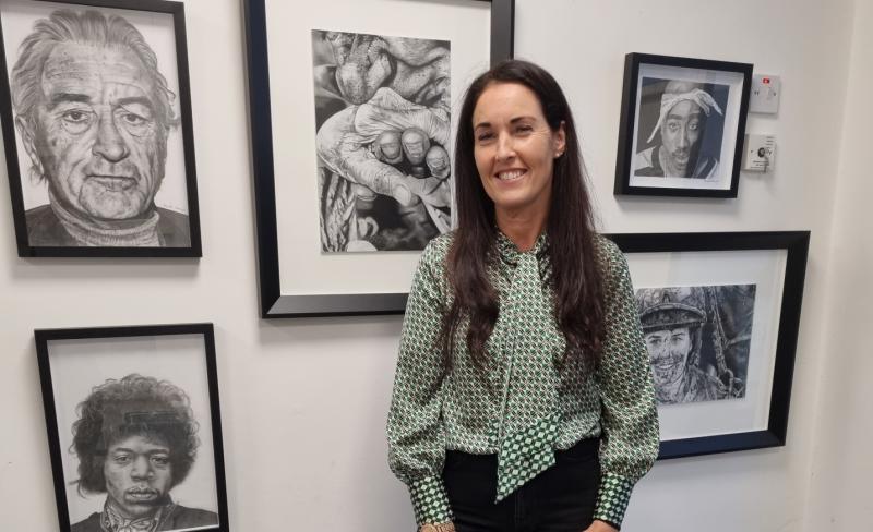 Kildangan artist showcases portraits at Naas art gallery