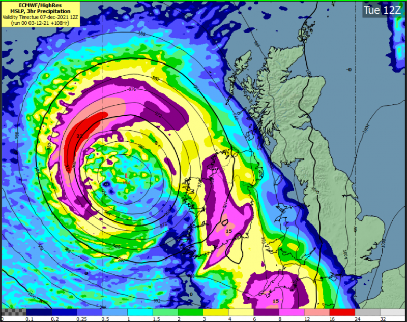 Storm Barra weather warning upgraded to ORANGE level for some counties 