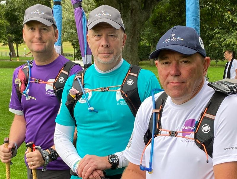 Daniel Craig hails ‘heroic’ fathers on suicide prevention charity trek