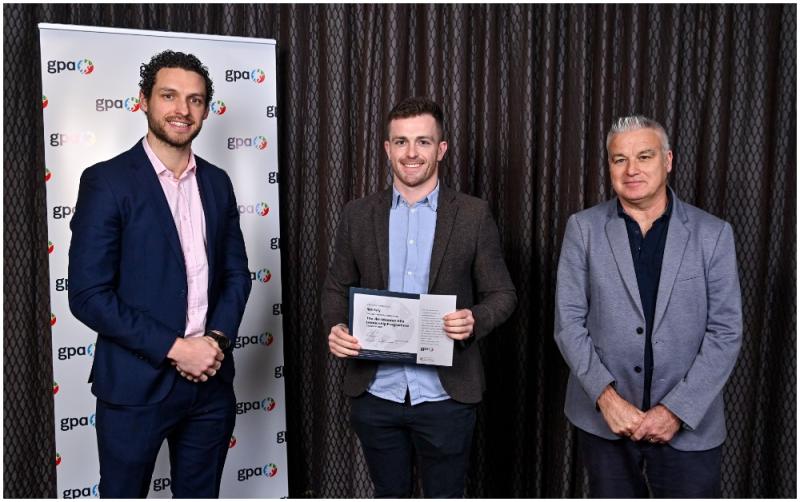 Kildare footballer Niall Kelly graduates from the Jim Madden GPA Leadership Programme