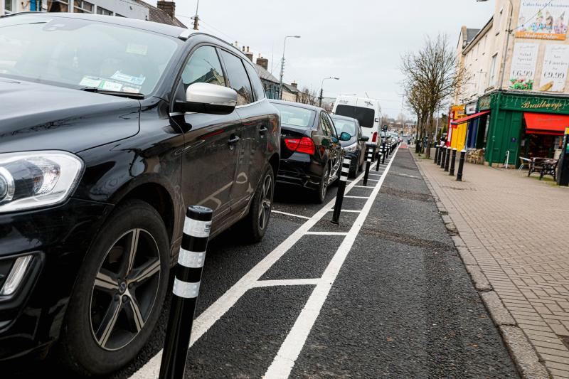 Traders and local politicians call for re-think of cycle lanes in Newbridge town 