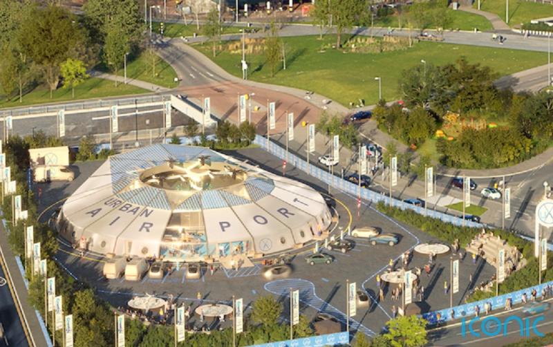 Construction starts on world's first skyport for flying taxis