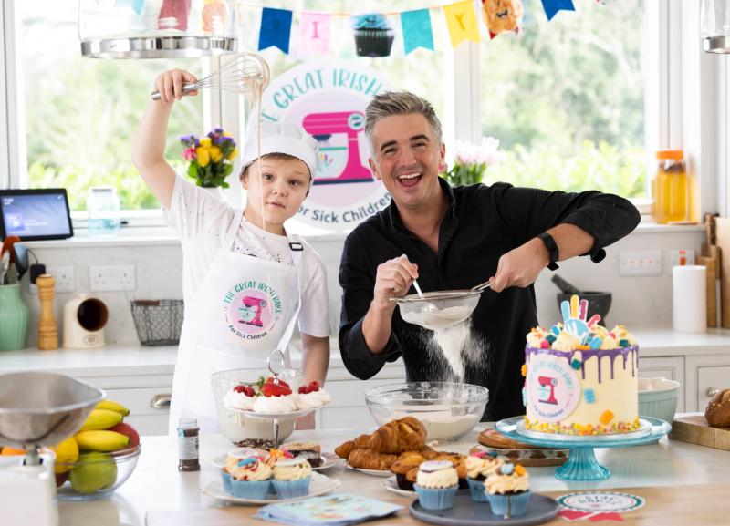 Celebrity chef Donal Skehan is asking Kildare people to join the Great Irish Bake for Sick Children 2022