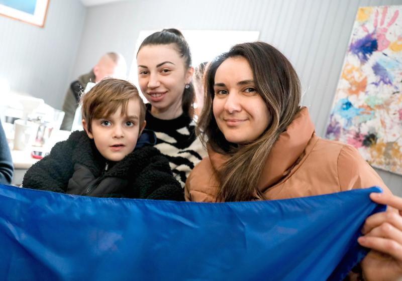 Ukrainian nationals in Kildare gather in Newbridge to lend support to one another 