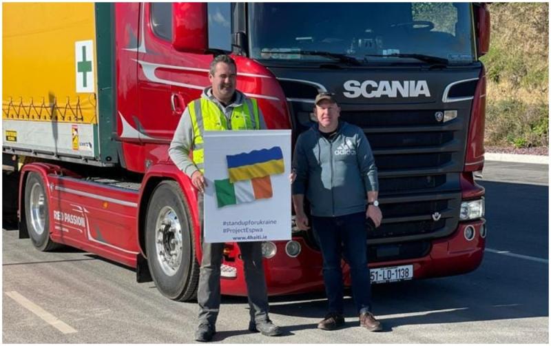 Record-breaking aid convoy to leave Ireland for Ukraine this week