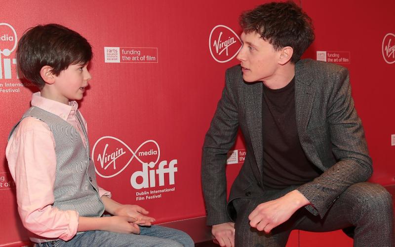 Kildare child actor Senan Jennings at Dublin International Film Festival for movie screening