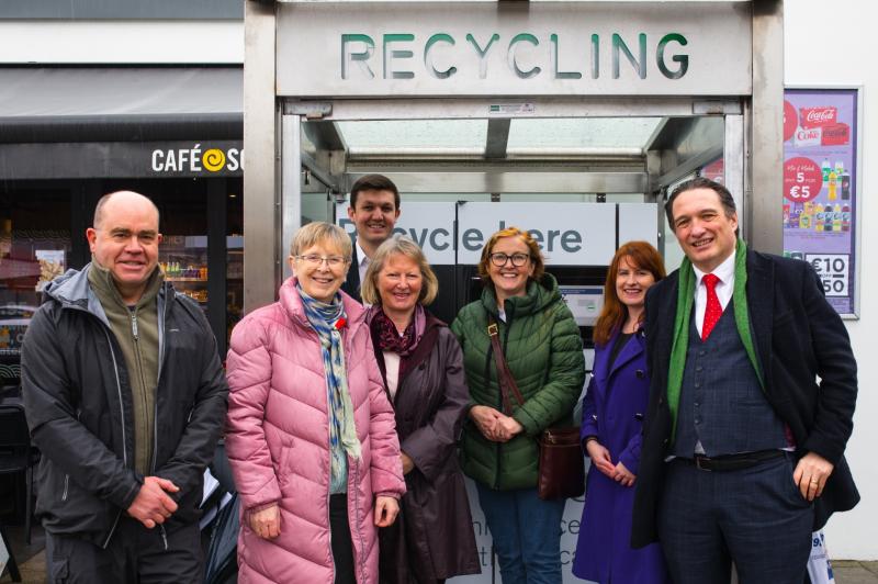 Kildare's first money back recycling machine launched in Naas