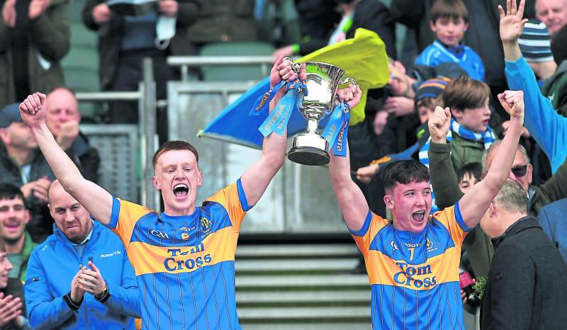 Naas CBS captains react to All-Ireland win
