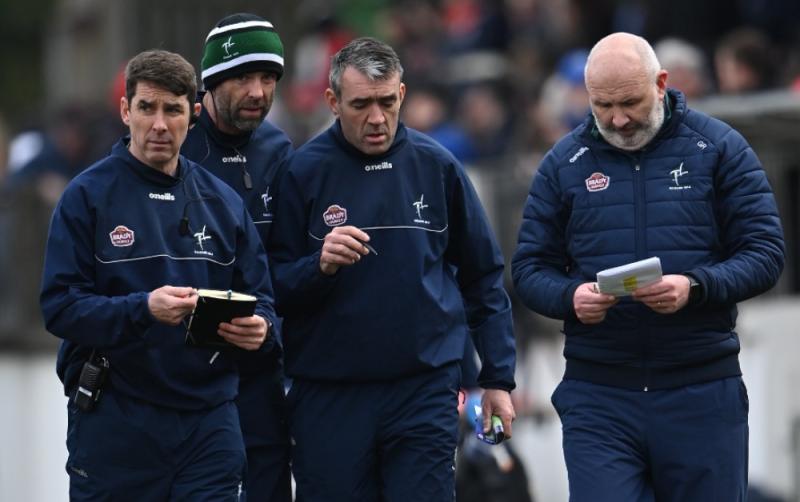 Kildare manager Glenn Ryan reacts to Kildare's vital win over Monaghan