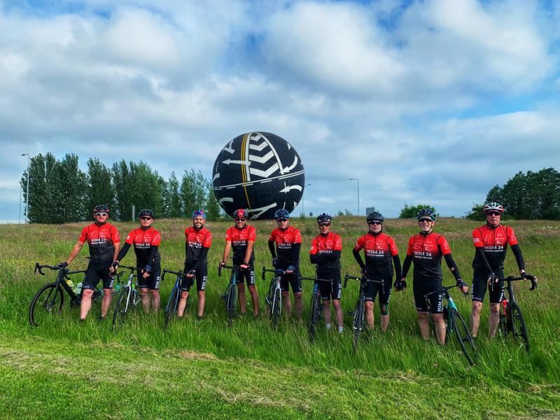 Kildare cyclists' €20,000 fundraising challenge