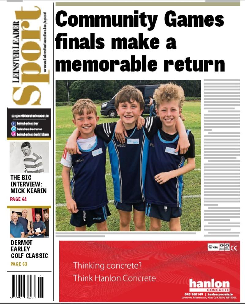 In this week's Leinster Leader Sport