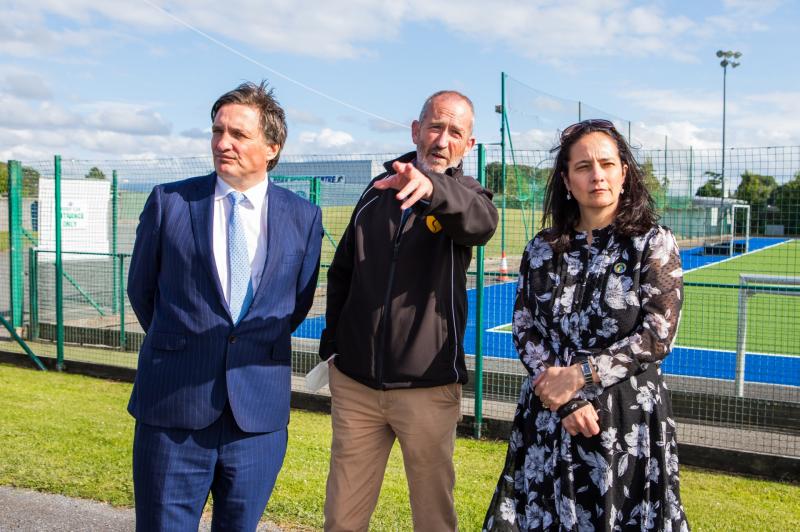 Minister visits Kildare sports clubs