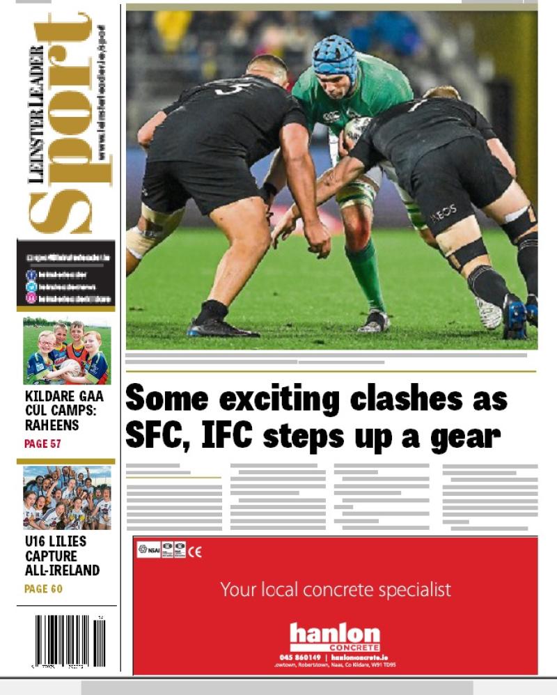 In this week's Leinster Leader Sport