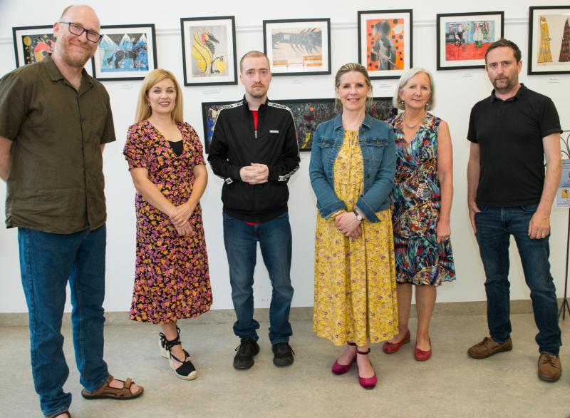 Exhibition by artist Mark Barber runs in Kildare Town Library 