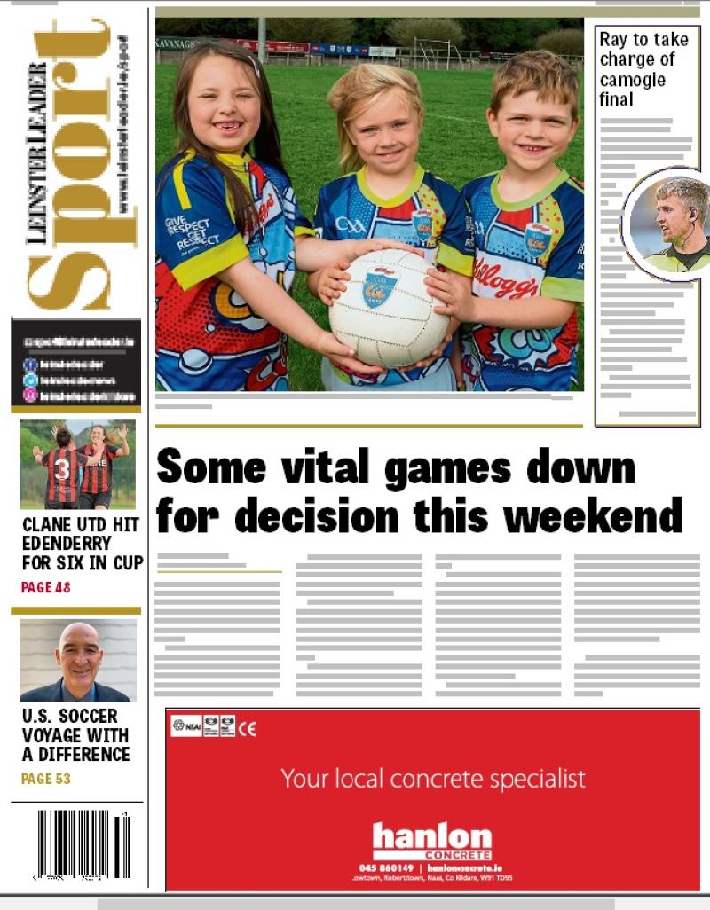 In this week's Leinster Leader Sport