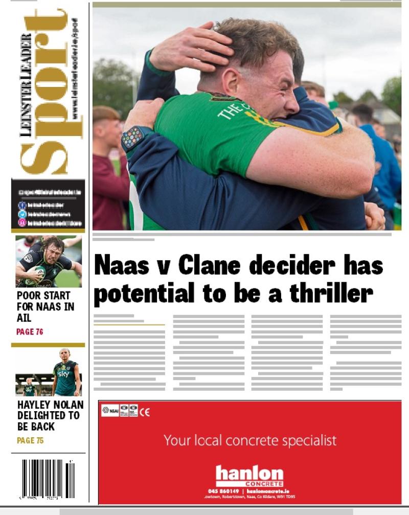 In this week's Leinster Leader Sport