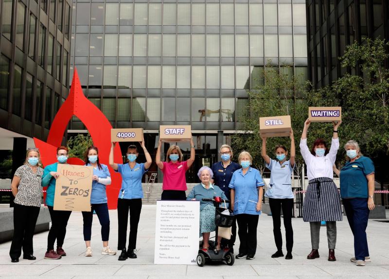 'Staff feel disrespected' - Nursing home workers call on govt to expedite Covid payment
