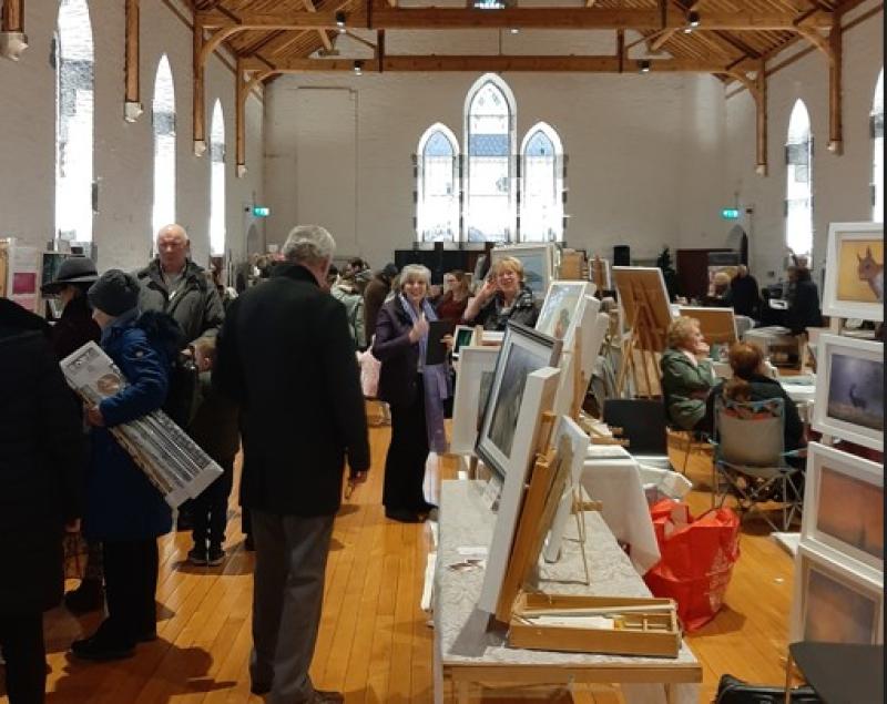 Budding Kildare artists wanted for the upcoming PopUpArt exhibition in Newbridge