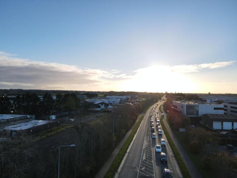 Kildare residents stage road protest ahead of meeting over refugees accommodation