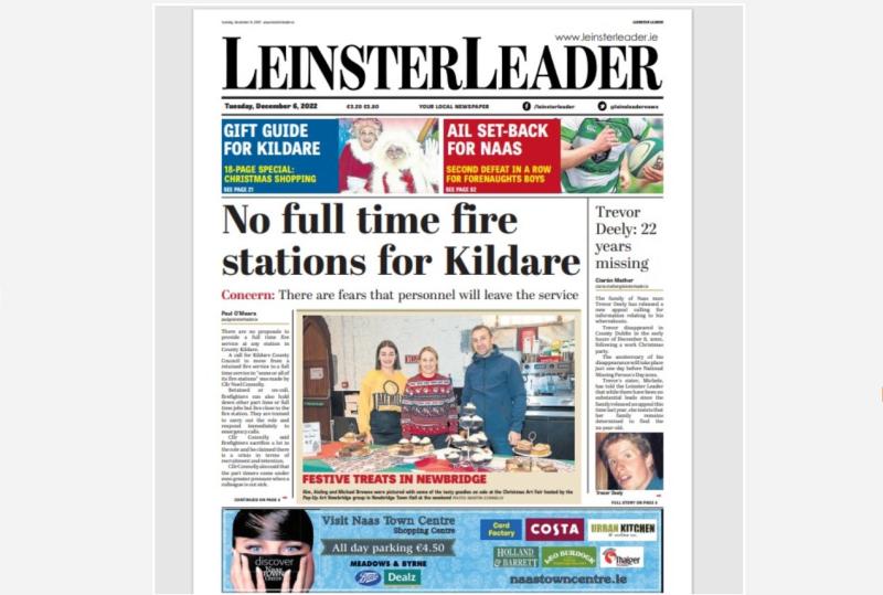 Today's Leinster Leader is in shops and online at www.leinsterleader.ie