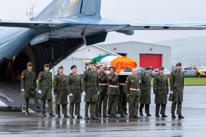 Kildare tributes to soldier Seán Rooney (24) killed in Lebanon