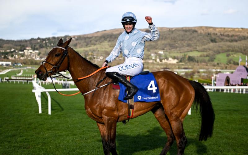 Cheltenham: Honeysuckle brings the house down with emotional victory for De Bromhead and Blackmore