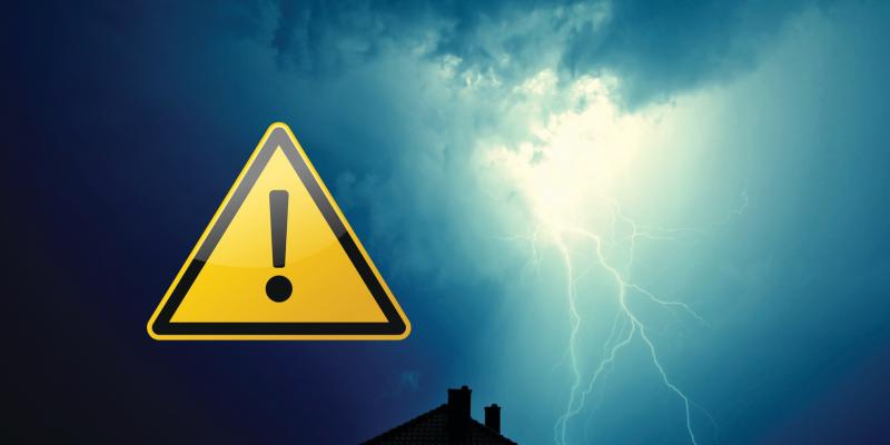 WEATHER WARNING: Met Eireann warns of heavy downpours as Thunderstorm and Rain Warning issued for most of Ireland