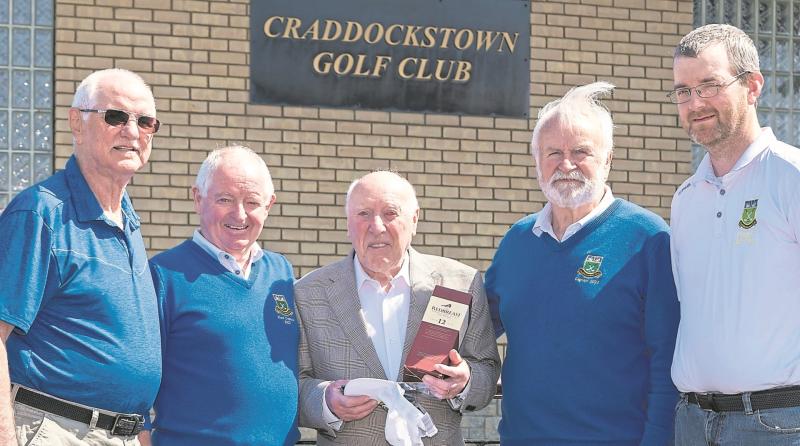 Kildare Golf: Craddockstown's Bill Kennedy celebrates his 90th in style